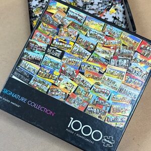 1000-pc Buffalo Games 50 States Vintage Puzzle (K)